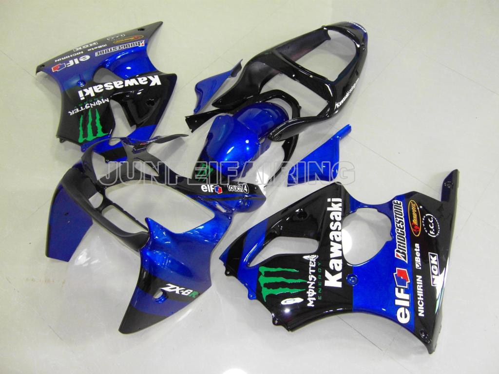 ZX6R 00-02 blue/monster